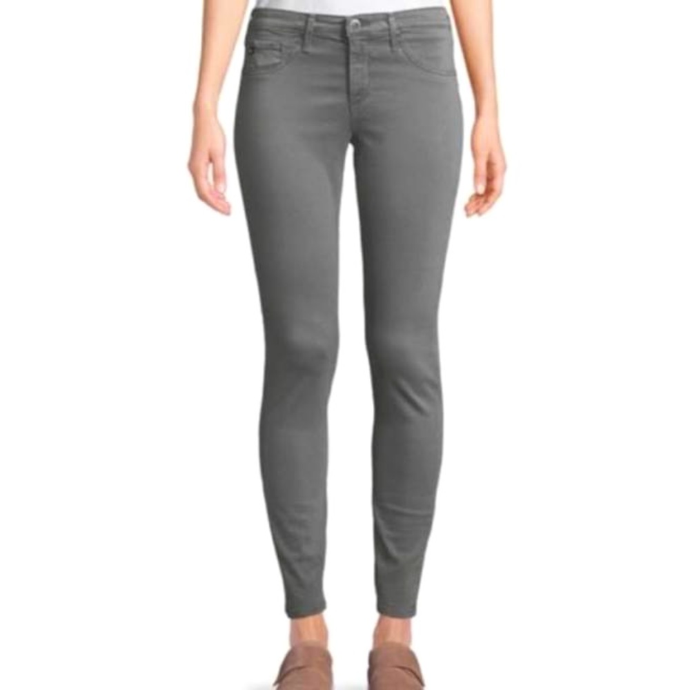 AG Adriano Goldschmied Grey 'The Legging' Jeans